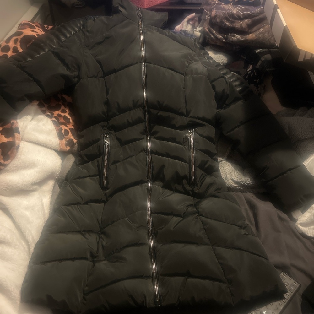 Nanette Lepore Black Puffer Coat